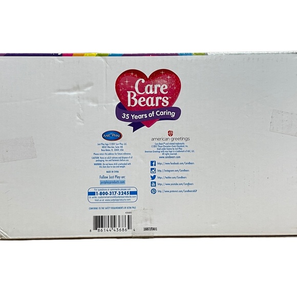 CARE BEARS 35th Anniversary Rainbow Heart Bear Limited Edition NEW! - Picture 5 of 6